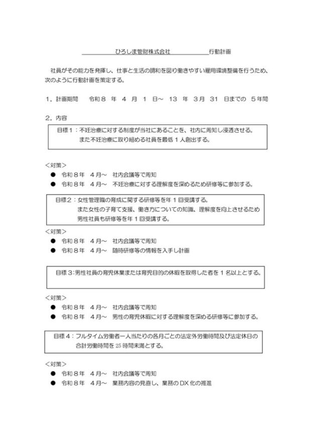 行動計画のサムネイル